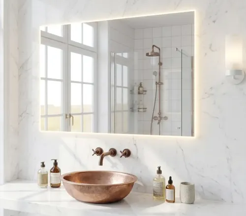 Espejo Luz Led Touch Retroiluminado Dimerizable