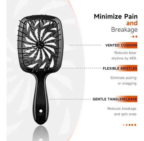 Juego De Cepillos Para El Cabello Flylanyards, 11 Piezas, Ne