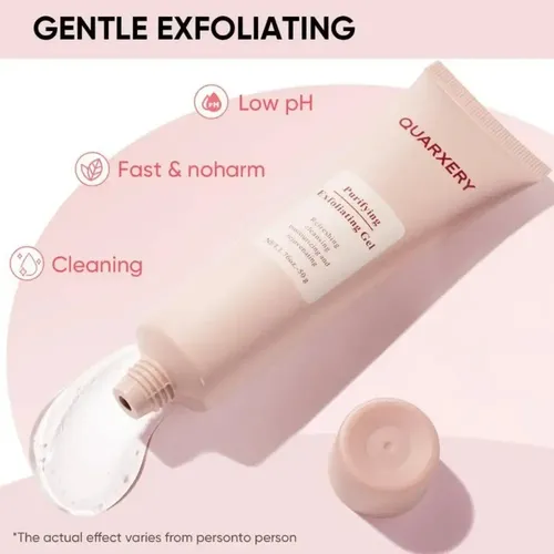2pcs Quarxery Gel Exfoliante Cuidado De La Piel