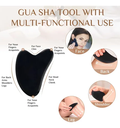 Herramienta Facial Y Corporal Massager Hdyar Gua Sha De 6 X