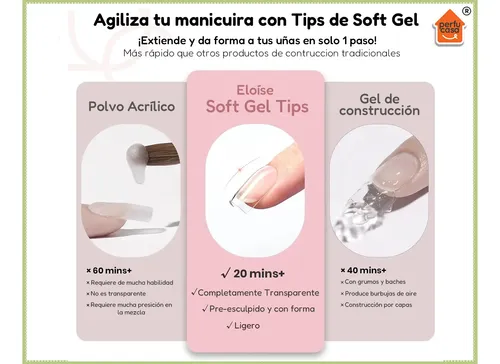 Kit Uñas Esmaltadas Semipermanente Set Completo Polygel Uv