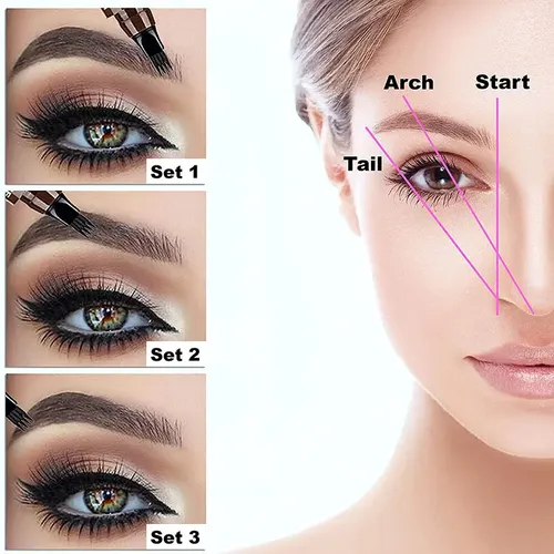 4 Point Eyebrow Para Maquillajes Pencil Mujer On