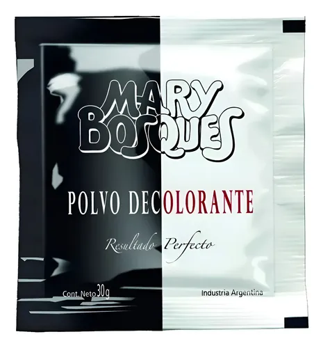 Polvo Decolorante Para Cabello Capilar Mary Bosques X 30g
