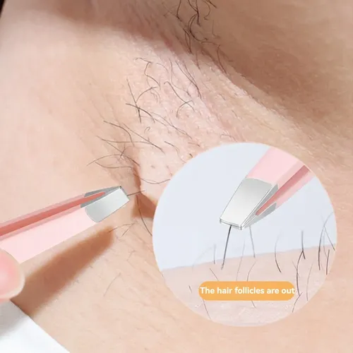 2 Juegos De Clips Para Cejas, Pinzas De Acero Inoxidable Par