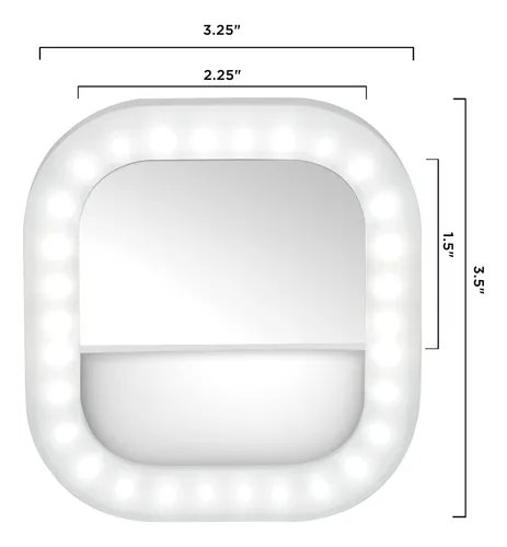 Espejo De Maquillaje Conair Con Luz Y Aro De Luz Para Selfie