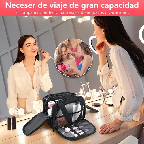 Neceser Organizador De Maquillaje Gran Capacidad