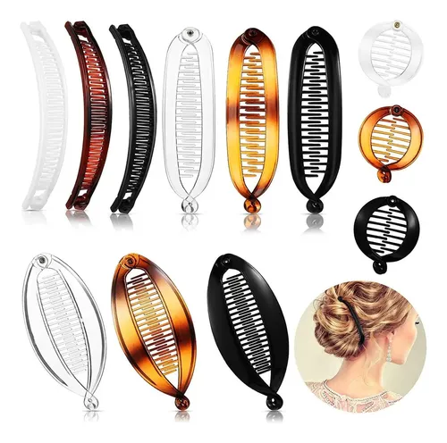 Juego De 12 Pinzas Y Peines Para El Cabello
