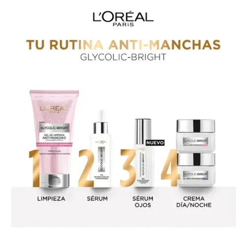 Gel De Limpieza Anti-manchas Loreal Glycolic Bright 150ml
