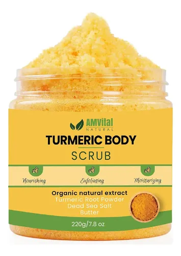 Exfoliante Corporal De Cúrcuma – Exfoliante Natural Hecho A.