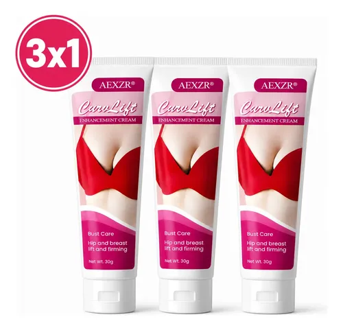 Oferta 3×1 Crema Curvlift Aexzr Para Busto Y Glúteos 30g