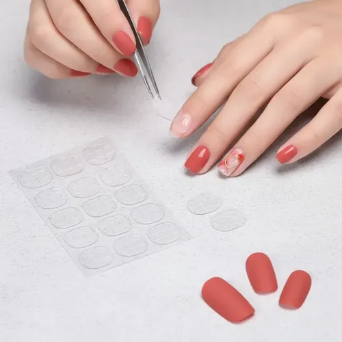 Sticker Adhesivo Pegamento X5 Planchas Para Uñas Postizas