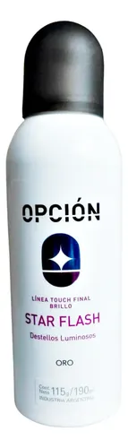 Spray Capilar Brillos Destellos Dorado Star Flash Oro Opcion