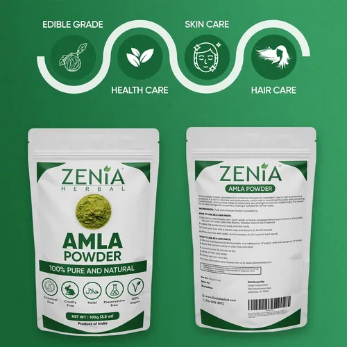 Polvo Amla 100% Puro Y Organico 50gr