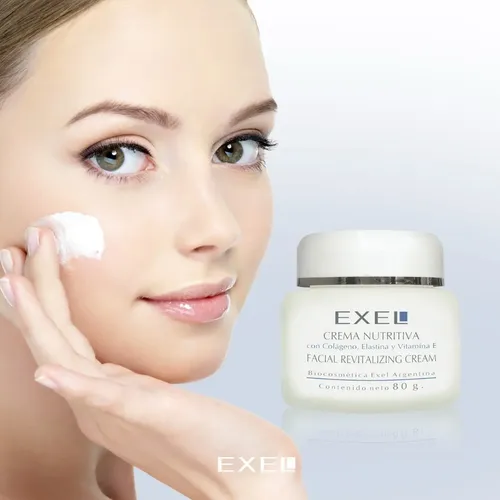 Crema Nutritiva Con Colageno, Elastina Y Vit E Exel X 80 Ml Tipo de piel Seca