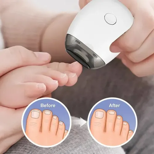Cortauñas Eléctrico Recargable Sin Dolor Led Manicura