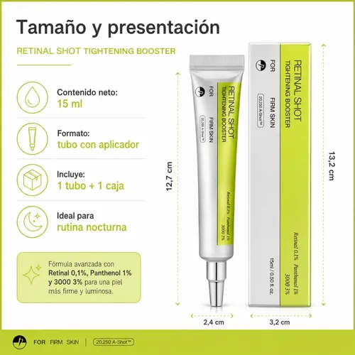 Retinal Shot Tightening Booster Para Piel Firme 15 Ml