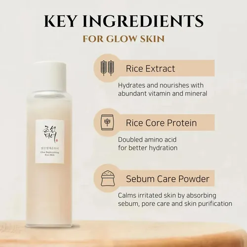 Tónico Facial De Arroz Regenerador Brillo Y Control Sebo