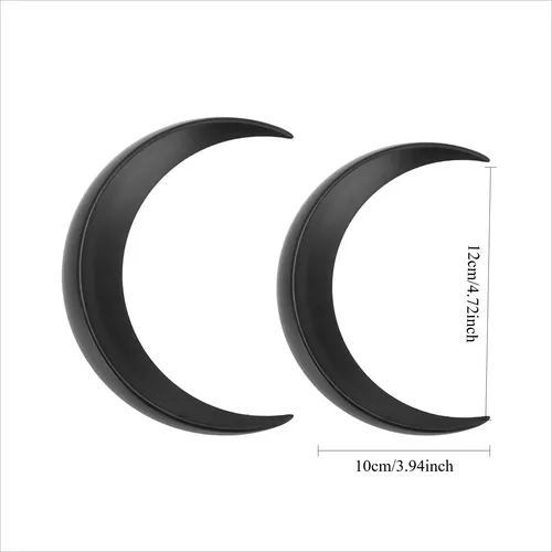 Pinza For El Cabello Con Forma De Luna Portátil 2 Piezas