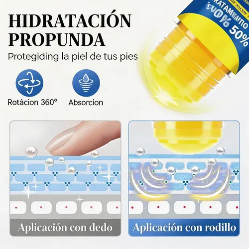 Crema For Pies Hidratante Y Antigrietas Con Urea Al 60%,