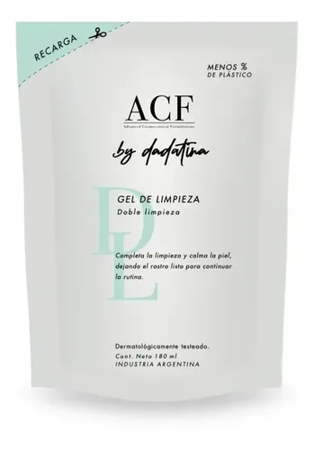 Gel De Limpieza Facial Refill Repuesto Acf By Dadatina Tipo De Piel Normal