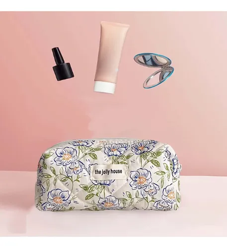Bolsa De Maquillaje Organizador De Cosméticos 18cmx6cmx9cm