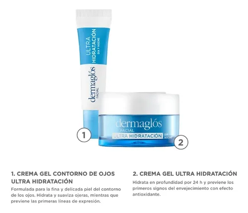 Dermaglós Rutina Completa Ultra Hidratación Antiedad Facial
