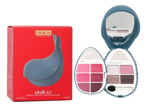 Pupa Whale 2 Set De Maquillaje Rostro Ojos Y Labios. Hermosa
