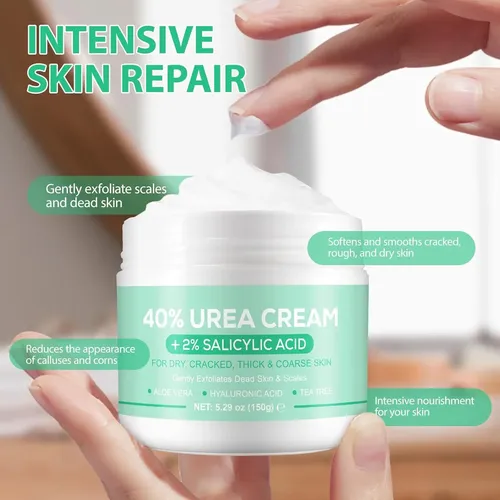 Crema De Urea 40% Y Ácido Salicílico 2% Para Pies Secos