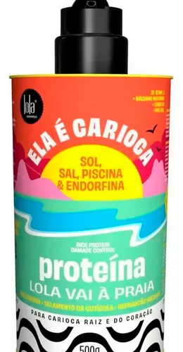 Lola Ela É Carioca Proteína Pelo Dañado Protector Térmico 6c