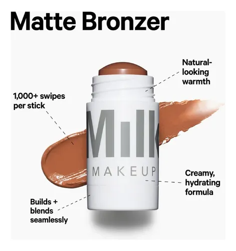 Crema En Barra Bronzer Milk Makeup Matte Blaze Tan Bronze De