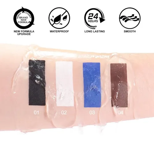 Lápiz Delineador Azul Evpct 1u, Resistente Al Agua
