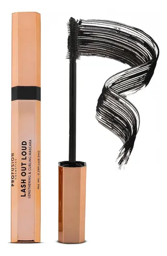 Rímel Profusion Cosmetics Lash Out Loud Black Noir