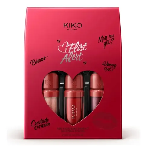 Set Lip Gloss Kiko Milano Flirt Alert