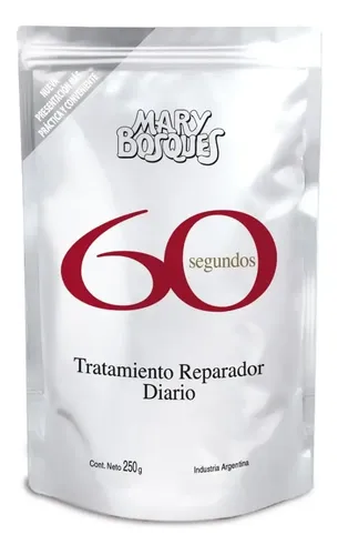 60 Segundos Tratamiento Reparador Diario Mary Bosques 250gr