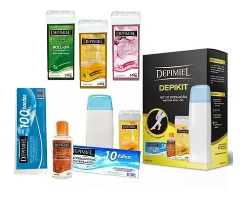 Kit Depilacion Roll On Depikit Depimiel+3 Roll On 100 Bandas