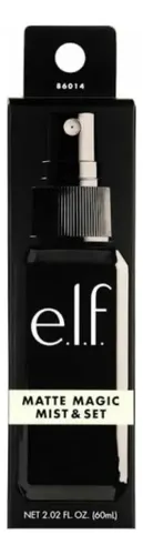 E.l.f. Matte Magic Must & Set, Fijador De Maquillaje En Spra Tono Del Primer Transparente