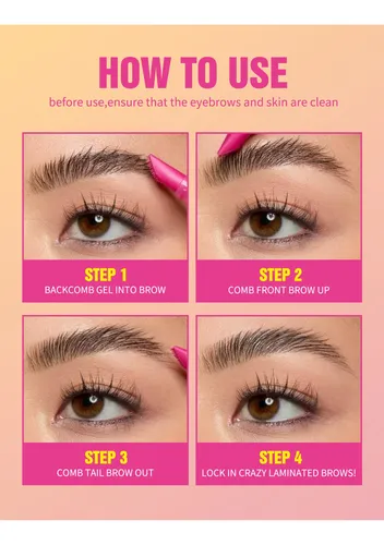 Gel Modelador De Cejas, Gel Moldeador 3d Y Duradero