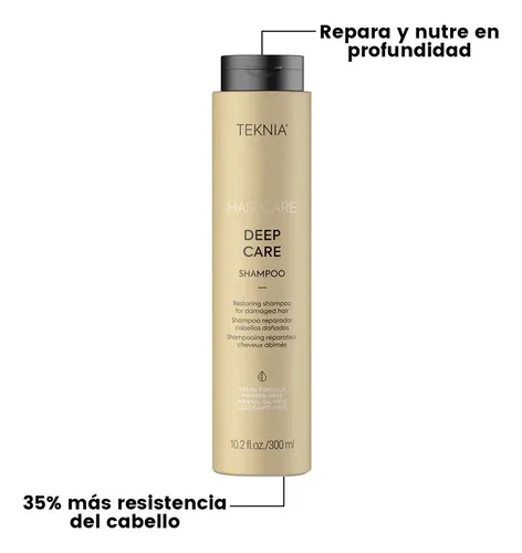 Shampoo Reparador Capilar Lakme Teknia Deep Care 300ml