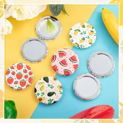 Espejos Compactos Vicenpal Diseño Frutas Con Aumento 2x