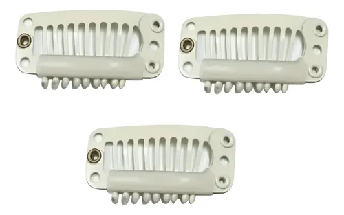 Micropeinetas Grandes C/silicona Extensiones Peluca Cortina