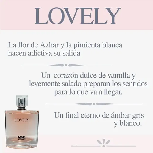 Mac Gregor Lovely Perfume Parfum Floral Spray 100ml Argentina