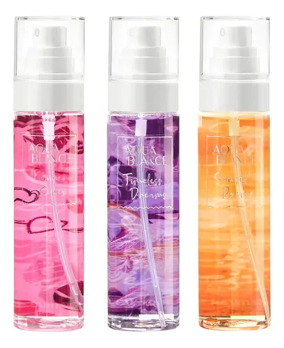 Set De Regalo Aqua Blance En Aerosol Corporal Y Bruma Aromática Para Mujer