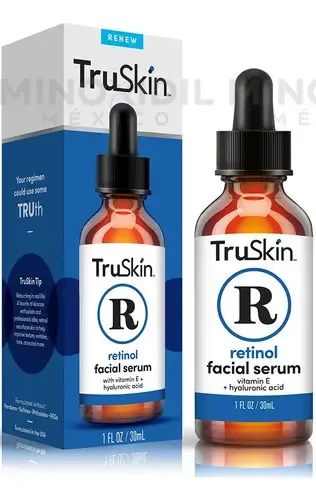 Sérum Facial Truskin Naturals con Retinol y Vitamina C para Todo Tipo de Piel