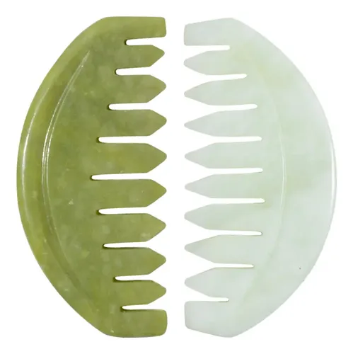 Masajeador Meridians Jade, Peine De Masaje For Cabello, 2 U