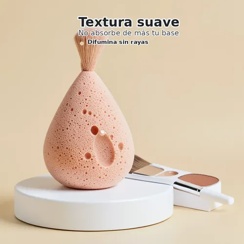 Kit De Maquillaje Con Esponja, Brocha Y Paleta
