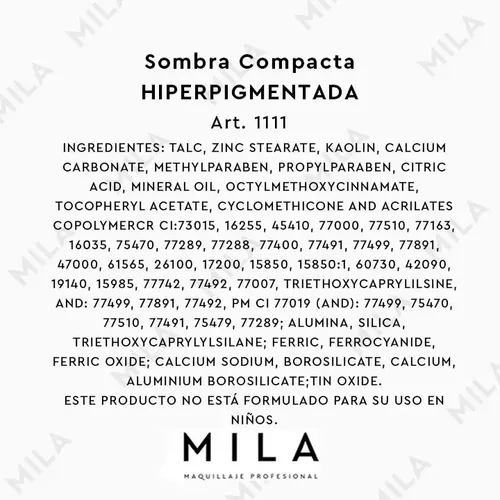 Sombra Compacta Pro Tratante -apto Hd Mila (repuesto 33mm) Color T42 – Rosa Tornasol Mate