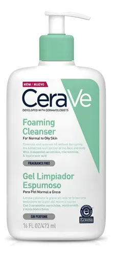 Cerave Gel Limpiador Espumoso Piel Mixta 473ml
