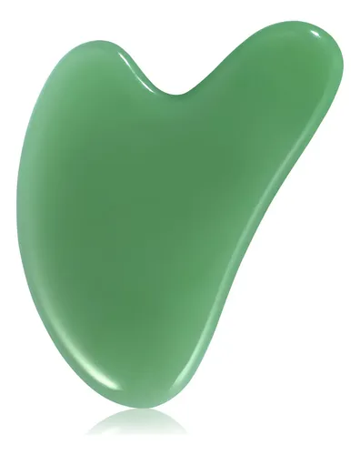 Herramienta De Gua Sha De Jade Para El Cuidado Facial Roseni