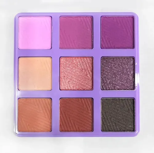Paleta Tono 05 Sombras de Ojos X9 Tonos Brillante Mate Maquillaje Rostro Veoquiero