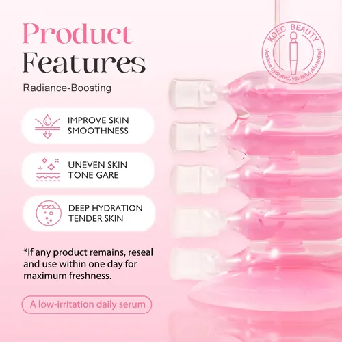 Suero Facial Hidratante Pdrn Pink 10 Piezas Koec